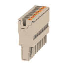 WEIDMULLER - Connettore (Morsetto), PUSH IN, 2.5 mm², 24 A, 800 V, Numero di collegamenti: 9, Numero di poli: 9, Larghezza: 45.9 mm