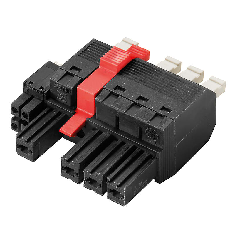 WEIDMULLER - Connettore ibrido (collegamento cavo), 7.62 mm, Numero di poli: 4, PUSH IN con attuatore