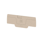 WEIDMULLER - Piastra terminale per morsetti, Beige scuro, Posizione verticale: 65.7 mm, Larghezza: 2.1 mm, V-0, Wemid, bloccabile: Sì