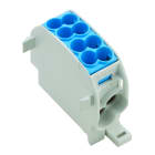 WEIDMULLER - Morsetto ripartitore di potenziale, Collegamento a vite, blu, 25 mm², 152 A, 1000 V, Numero di collegamenti: 4, Numero di piani: 1