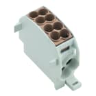 WEIDMULLER - Morsetto ripartitore di potenziale, Collegamento a vite, marrone, 25 mm², 152 A, 1000 V, Numero di collegamenti: 4, Numero di piani: 1