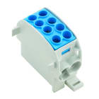 WEIDMULLER - Morsetto ripartitore di potenziale, Collegamento a vite, blu, 35 mm², 202 A, 1000 V, Numero di collegamenti: 4, Numero di piani: 1