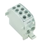 WEIDMULLER - Morsetto ripartitore di potenziale, Collegamento a vite, Grigio chiaro, 35 mm², 202 A, 1000 V, Numero di collegamenti: 4, Numero di piani: 1