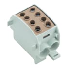 WEIDMULLER - Morsetto ripartitore di potenziale, Collegamento a vite, marrone, 70 mm², 300 A, 1000 V, Numero di collegamenti: 4, Numero di piani: 1
