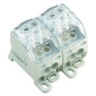 WEIDMULLER - Morsetto ripartitore di potenziale, Collegamento a vite, Grigio chiaro, 25 mm², 164 A, 1000 V, Numero di collegamenti: 12, Numero di piani: 1