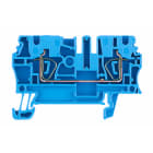 WEIDMULLER - Morsettiera passante, Molla autobloccante, blu, 2.5 mm², 24 A, 800 V, Numero di collegamenti: 2