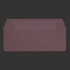 WEIDMULLER - Pareti di separazione (Morsetto), Beige scuro, Posizione verticale: 59.3 mm, Larghezza: 2 mm, V-0, Wemid