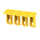 WEIDMULLER - Coperchio morsetto, giallo, Wemid, Posizione verticale: 24.3 mm, Larghezza: 8.94 mm, Profondità: 11.86 mm, V-0