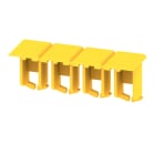 WEIDMULLER - Coperchio morsetto, giallo, Wemid, Posizione verticale: 32.2 mm, Larghezza: 10 mm, Profondità: 12.55 mm, V-0