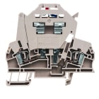 WEIDMULLER - Morsetto componibile portafusibile, Molla autobloccante, Beige scuro, 2.5 mm², 6.3 A, 28 V, Numero di collegamenti: 2, Numero di piani: 1, TS 35