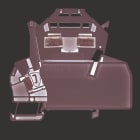WEIDMULLER - Morsetto componibile portafusibile, Molla autobloccante, Beige scuro, 2.5 mm², 12 A, 500 V, Numero di collegamenti: 2, Numero di piani: 1, TS 35