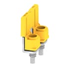 WEIDMULLER - Collegamento trasversale (Morsetto), se avvitato, giallo, 76 A, Numero di poli: 2, Passo in mm: 11.90, Isolato: Sì, Larghezza: 7.6 mm