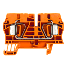 WEIDMULLER - Morsettiera passante, Molla autobloccante, arancione, 6 mm², 41 A, 800 V, Numero di collegamenti: 2
