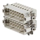 WEIDMULLER - Inserto di contatto (Connettori a innesto industriali), Maschio, 250 V, 16 A, Numero di poli: 16, Collegamento a vite, Dimensioni di installazione: 5