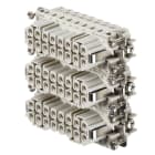 WEIDMULLER - Inserto di contatto (Connettori a innesto industriali), Femmina, 250 V, 16 A, Numero di poli: 16, Collegamento a vite, Dimensioni di installazione: 5