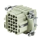 WEIDMULLER - Inserto di contatto (Connettori a innesto industriali), Femmina, 250 V, 10 A, Numero di poli: 24, Collegamento a crimpare, Dimensioni di installazione