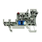 WEIDMULLER - Morsetto componibile per sensori e attuatori, Molla autobloccante, Beige scuro, 1.5 mm², 17.5 A, 30 V, Numero di collegamenti: 2, Numero di piani: 2,