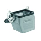 WEIDMULLER - Custodia connettori industriali, Base di prolunga, Gancio longitudinale in basso, Dimensioni di installazione: 3, IP65, in stato collegato