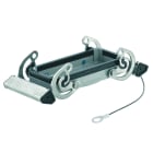 WEIDMULLER - Custodia connettori industriali, Coperchio per parte superiore, Gancio trasversale in basso, Dimensioni di installazione: 6, IP65, in stato collegato
