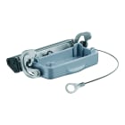 WEIDMULLER - Custodia connettori industriali, Coperchio per parte superiore, Gancio longitudinale in basso, Dimensioni di installazione: 2, IP65, in stato collegat