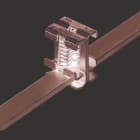 WEIDMULLER - Morsetto di collegamento alla schermatura, 6 mm², Passo in mm: 15.00, Diametro del cavo, max.: 6 mm, acciaio, innestabile, Barra conduttrice