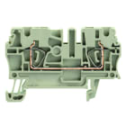 WEIDMULLER - Morsettiera passante, Molla autobloccante, grigio, 2.5 mm², 24 A, 800 V, Numero di collegamenti: 2