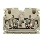 WEIDMULLER - Morsettiera passante, Molla autobloccante, Beige scuro, 2.5 mm², 24 A, 800 V, Numero di collegamenti: 2