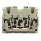 WEIDMULLER - Morsettiera passante, Molla autobloccante, Beige scuro, 2.5 mm², 24 A, 800 V, Numero di collegamenti: 4