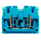 WEIDMULLER - Morsettiera passante, Molla autobloccante, blu, 2.5 mm², 24 A, 800 V, Numero di collegamenti: 4