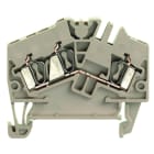 WEIDMULLER - Morsettiera passante, Molla autobloccante, Beige scuro, 2.5 mm², 24 A, 800 V, Numero di collegamenti: 3