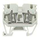 WEIDMULLER - Morsettiera passante, Molla autobloccante, Beige scuro, 2.5 mm², 24 A, 800 V, Numero di collegamenti: 4