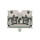 WEIDMULLER - Morsettiera passante, Molla autobloccante, Beige scuro, 2.5 mm², 24 A, 800 V, Numero di collegamenti: 2