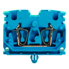 WEIDMULLER - Morsettiera passante, Molla autobloccante, blu, 2.5 mm², 24 A, 800 V, Numero di collegamenti: 2