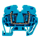 WEIDMULLER - Morsettiera passante, Molla autobloccante, blu, 2.5 mm², 24 A, 500 V, Numero di collegamenti: 2