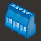 WEIDMULLER - Morsetto per circuito stampato, 1000 V, 32 A, Passo in mm: 9.52, 6 mm², Numero di poli: 3, Collegamento a vite, Collegamento a saldare THT, 90°, Box