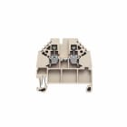 WEIDMULLER - Morsettiera passante, Collegamento a vite, Beige scuro, 2.5 mm², 24 A, 800 V, Numero di collegamenti: 2