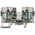 WEIDMULLER - Morsettiera passante, Molla autobloccante, Beige scuro, 16 mm², 76 A, 1000 V, Numero di collegamenti: 2