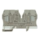 WEIDMULLER - Morsetto d'alimentazione, Molla autobloccante, Beige scuro, 16 mm², 76 A, 500 V, Numero di collegamenti: 2, Numero di piani: 1, TS 35, V-0, Wemid