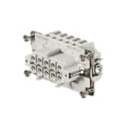 WEIDMULLER - Inserto di contatto (Connettori a innesto industriali), Femmina, 500 V, 16 A, Numero di poli: 10, Molla autobloccante, Dimensioni di installazione: 4