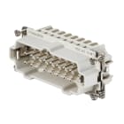 WEIDMULLER - Inserto di contatto (Connettori a innesto industriali), Maschio, 500 V, 16 A, Numero di poli: 16, Molla autobloccante, Dimensioni di installazione: 6