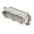 WEIDMULLER - Inserto di contatto (Connettori a innesto industriali), Maschio, 500 V, 16 A, Numero di poli: 24, Molla autobloccante, Dimensioni di installazione: 8