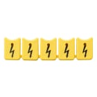 WEIDMULLER - Coperchio morsetto, giallo, Wemid, Posizione verticale: 49 mm, Larghezza: 12.48 mm, Profondità: 2.2 mm, V-0