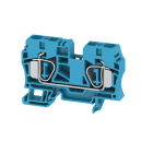 WEIDMULLER - Morsettiera passante, Molla autobloccante, blu, 10 mm², 57 A, 1000 V, Numero di collegamenti: 2