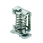 WEIDMULLER - Morsetto di collegamento alla schermatura, 8 mm², Passo in mm: 14.00, Diametro del cavo, max.: 8 mm, acciaio, se avvitato, Montaggio diretto, Barra co
