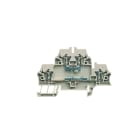 WEIDMULLER - Morsetto componibile a più piani, Molla autobloccante, beige, 2.5 mm², 500 V, Numero di collegamenti: 4, Numero di piani: 2, TS 35, V-0