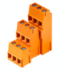WEIDMULLER - Morsetto per circuito stampato, 320 V, 17.5 A, Passo in mm: 5.08, 2.5 mm², Numero di poli: 9, Collegamento a vite, Collegamento a saldare THT, 90°, Bo