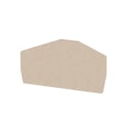 WEIDMULLER - Piastra terminale per morsetti, Beige scuro, Posizione verticale: 67.95 mm, Larghezza: 2 mm, V-0, Wemid, bloccabile: Sì