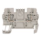 WEIDMULLER - Morsettiera passante, Molla autobloccante, Beige scuro, 1.5 mm², 17.5 A, 500 V, Numero di collegamenti: 2