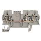 WEIDMULLER - Morsettiera passante, Molla autobloccante, Beige scuro, 1.5 mm², 17.5 A, 500 V, Numero di collegamenti: 3