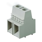 WEIDMULLER - Morsetto per circuito stampato, 1000 V, 101 A, Passo in mm: 15.00, 25 mm², Numero di poli: 2, Collegamento a vite, Collegamento a saldare THT, 90°, Bo
